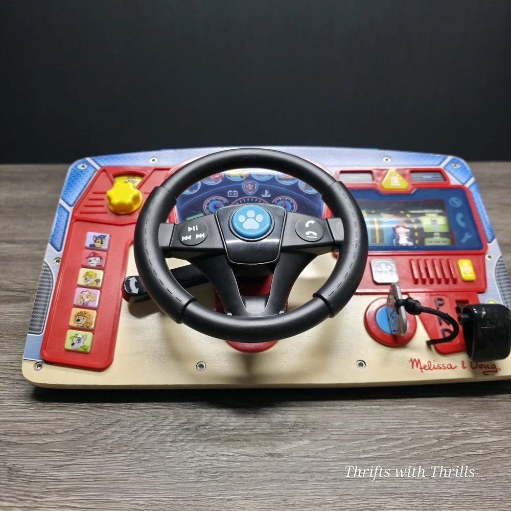 Melissa & Doug - PAW Patrol Rescue Mission Interactive Dashboard - Tested Works!